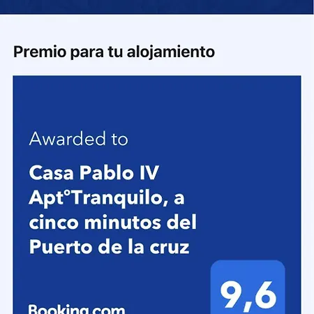 Lägenhet Casa Pablo Iv Aptºtranquilo, A Cinco Minutos Del Puerto De La Cruz